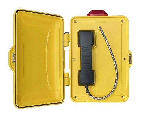 Купить Промышленный погодоустойчивый телефон с защитой IP68, встроенным усилителем 30 Вт и настенным/столбовым креплением Производство в сети