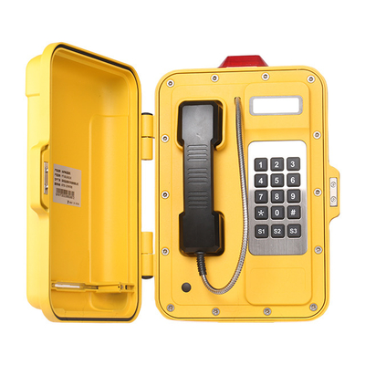 IP68 сертифицированный DC12V громко говорящий телефон с встроенной мощностью передачи и индикатором работы