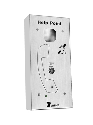 Стенно установленный метро магистральный железнодорожный вокзал Help Point Интерком для общественного транспорта